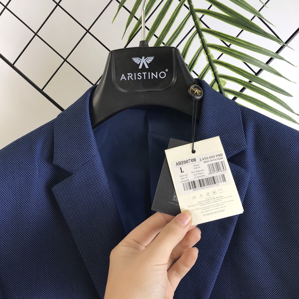 ( Xả kho  )Áo blazer nam, áo vest  Aristino from ôm túi nắp giả  ABZ00708
