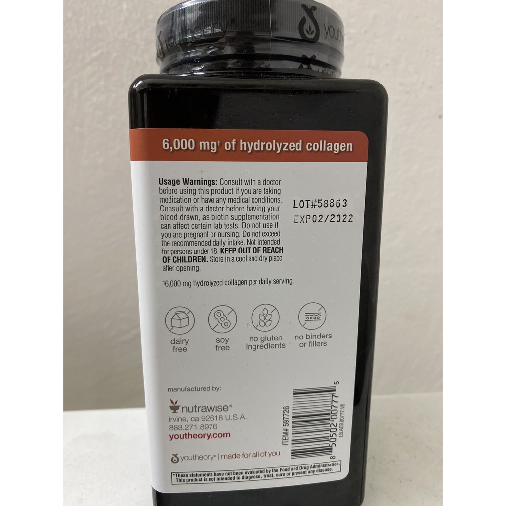 Viên Uống Collagen Youtheory Viên Uống Đẹp Da - Chống Lão Hóa Collagen Youtheory Type 1 2 3 390 Của Mỹ (Mẫu Mới ) | BigBuy360 - bigbuy360.vn