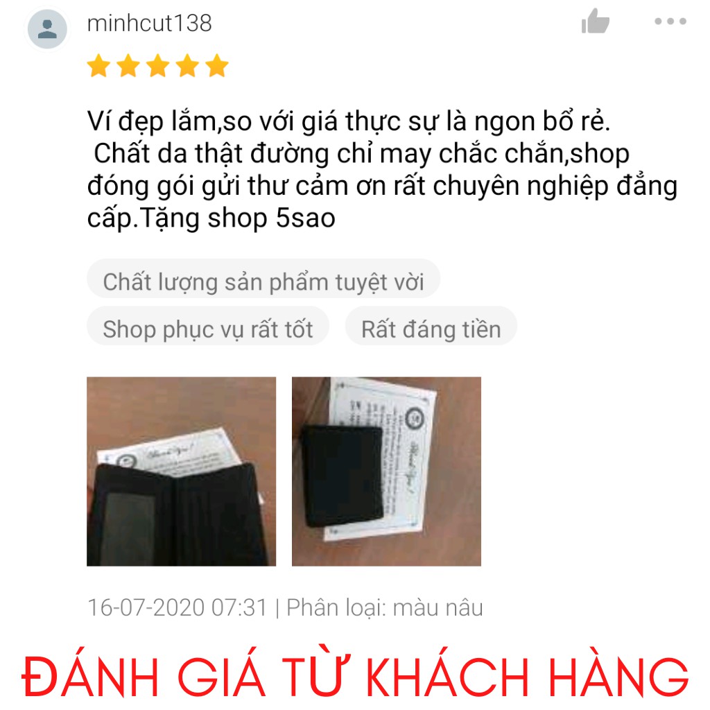 Ví Nam  💖𝑫𝒊𝒈𝒂𝑺𝒕𝒐𝒓𝒆💖 Ví Da Nam - Mua Ví Da Tặng Móc Khóa Da - Ví Full Box , Bảo Hành Dài - DIGA Store VD-65