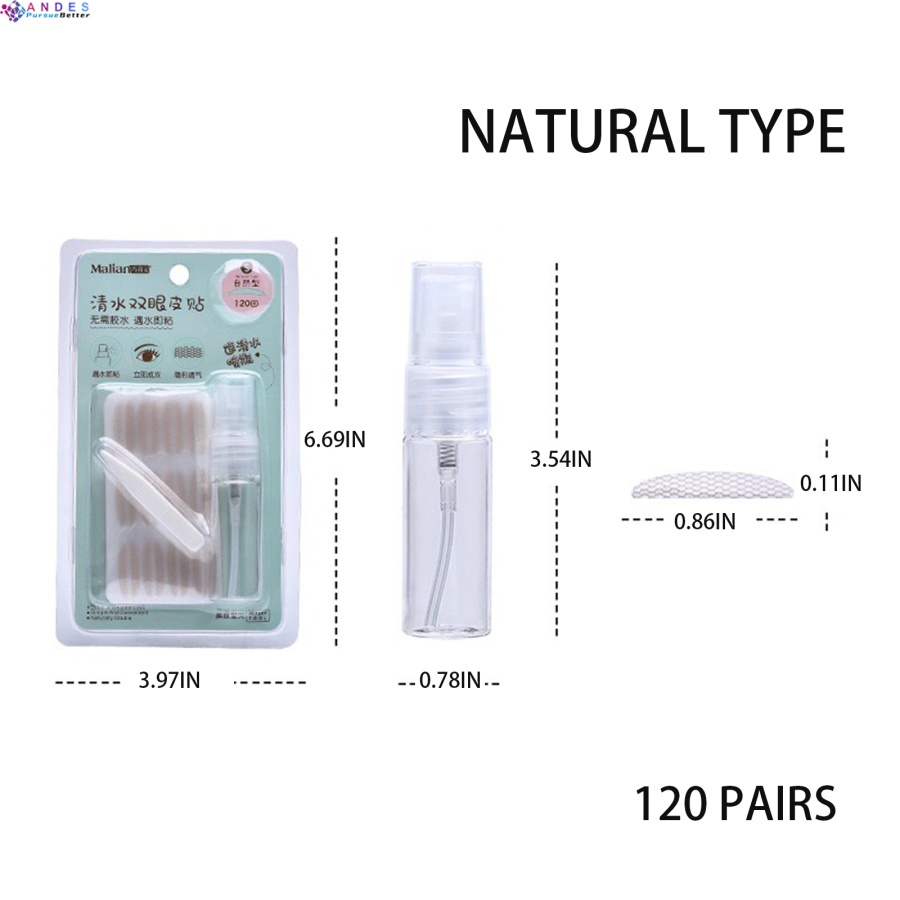 [Hàng mới về] Set 120*2 miếng dán kích mí tự dính tiện dụng
 | BigBuy360 - bigbuy360.vn