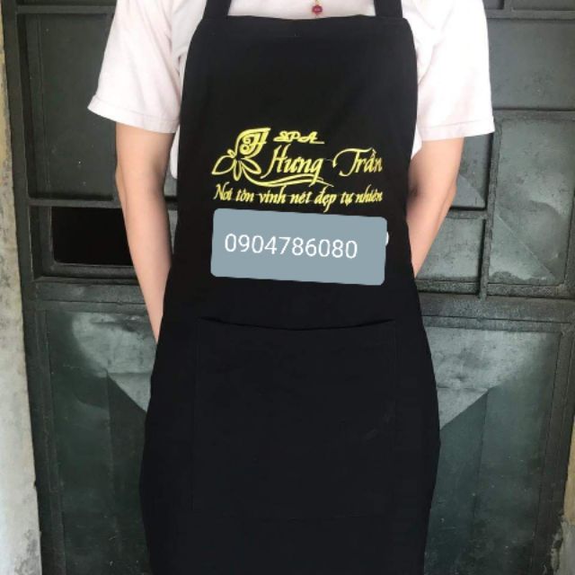 Tạp dề thêu