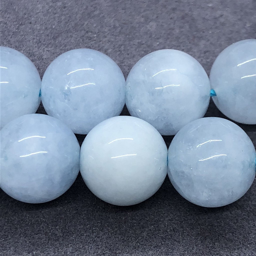 Chuỗi Hạt Đá Tròn Tự Nhiên 4-12mm Dùng Làm Đồ Trang Sức Thủ Công