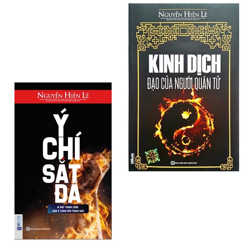 Sách - Combo 2 Cuốn Kinh Dịch Đạo Của Người Quân Tử + Ý Chí Sắt Đá