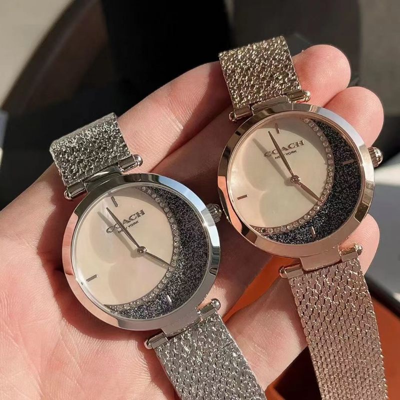 Đồng hồ Nữ Coach Trăng Khuyết 14503653 14503766  - Dây Thép Nhuyễn - Size 34mm