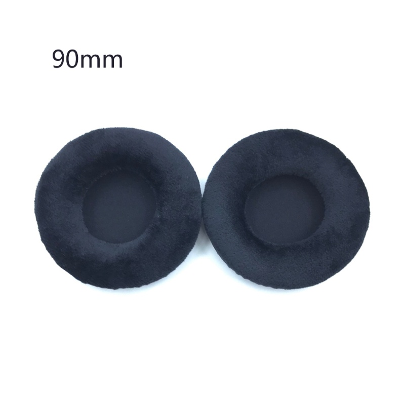 ✿ 2Pcs/1Pair Velvet Universal Headphone Cushions Replacement Ear Pads Cushion 70mm 90mm 60mm-110mm For All Earphone Headphones