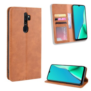 Bao da điện thoại nắp gập tích hợp ví có ngăn giữ ảnh cho Oppo A9 2020 Oppo A5 2020 PCHM30 PCHT30 A11/A11X