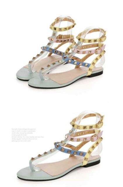 Sandal xỏ ngón nạm đinh 3 dây big size