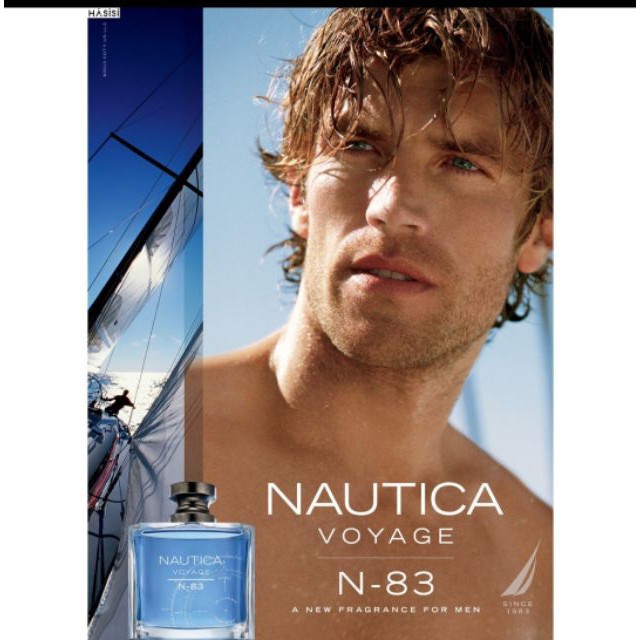 NƯỚC HOA NAM NAUTICA VOYAGE N-83 Men 100ml - tươi mát, mạnh mẽ, quyến rũ