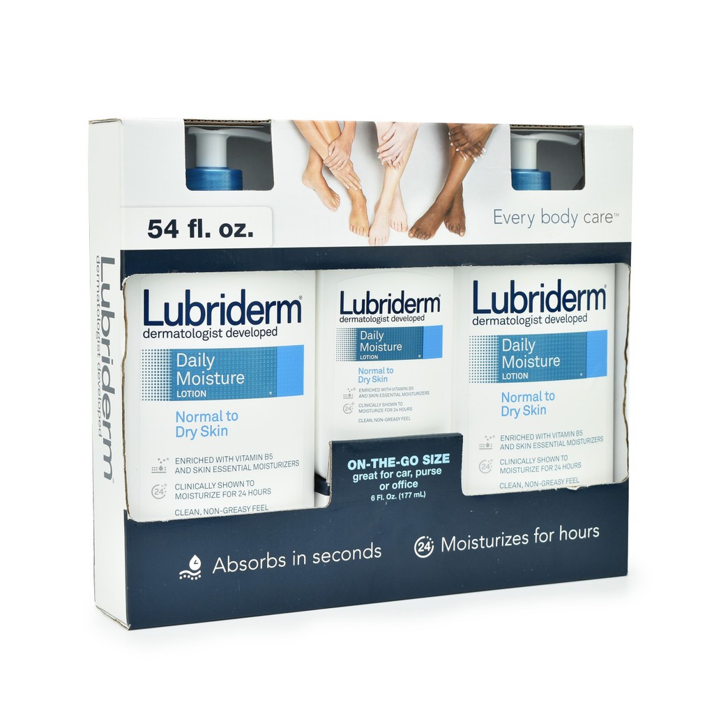 KEM DƯỠNG THỂ LUBRIDERM 1SET 1595ML
