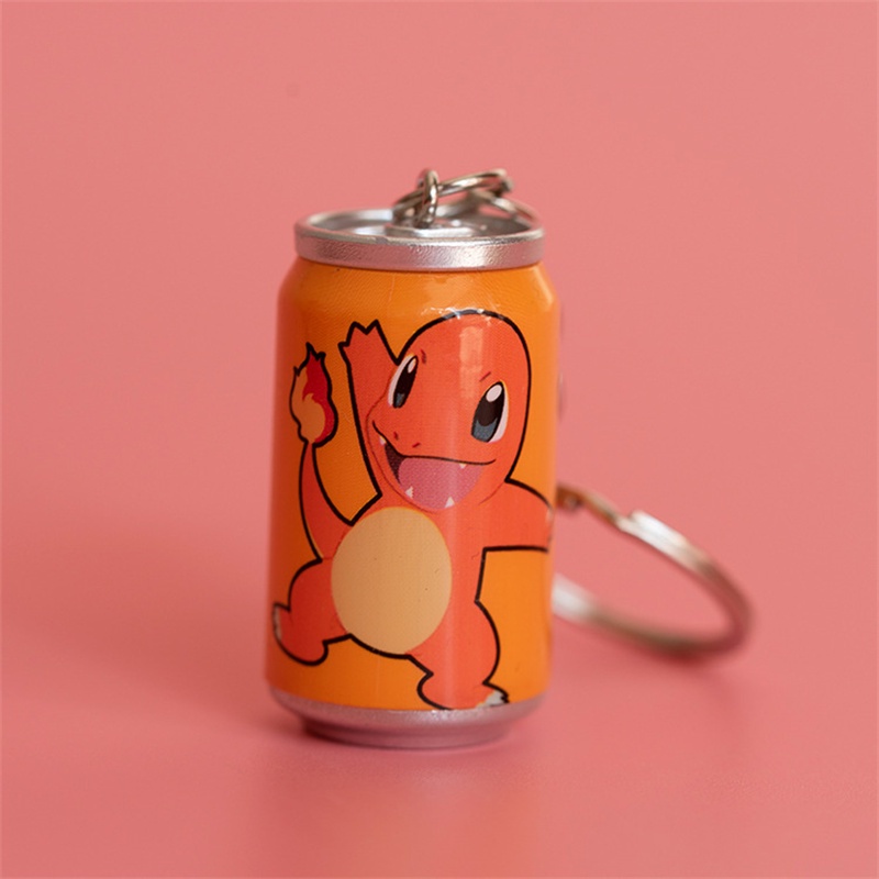 Móc Chìa Khóa Lọ Họa Tiết Hoạt Hình Pokemon Dễ Thương