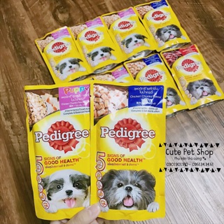 Thức ăn chó Pedigree vị gà nấu sốt