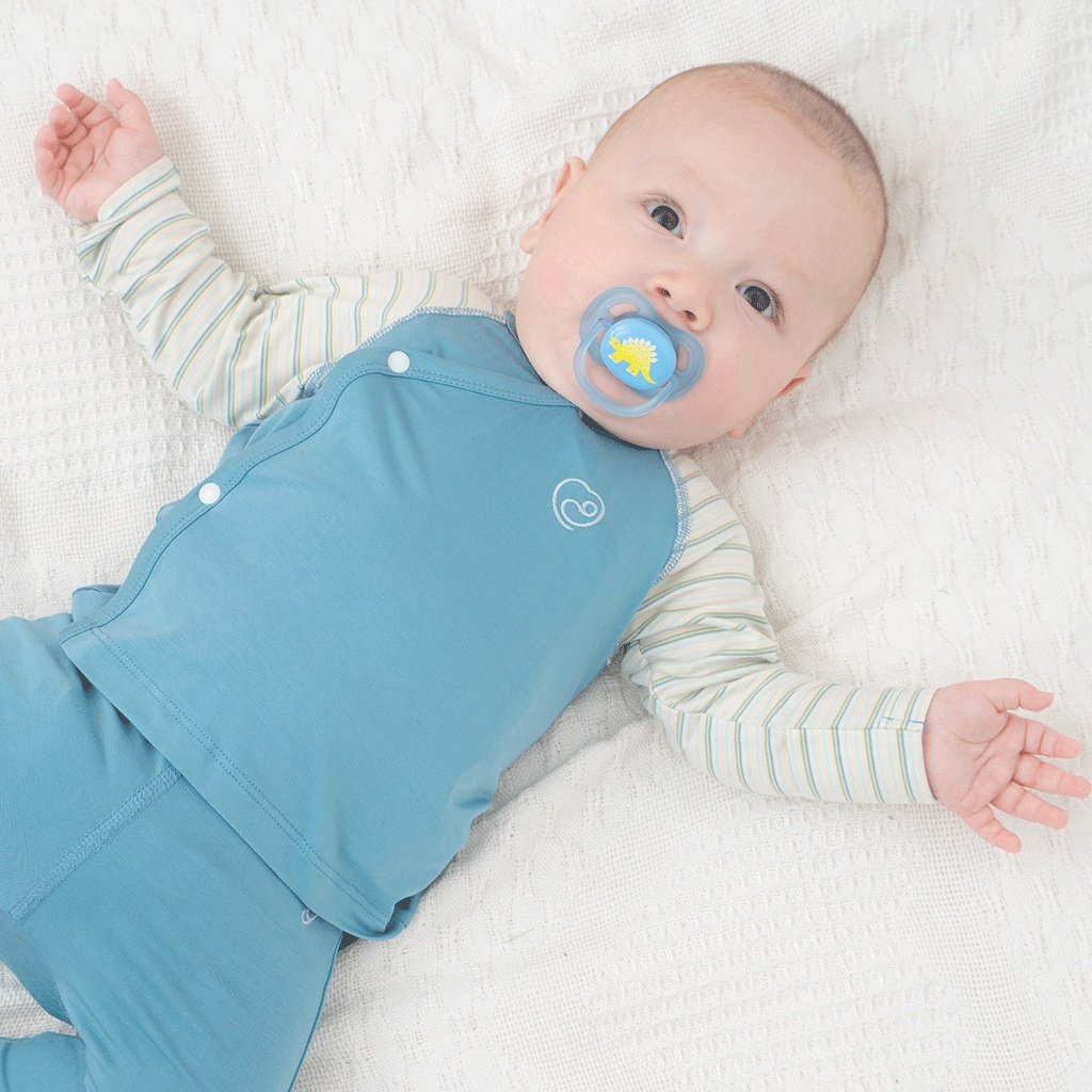 BUBABY Bộ cài chéo dài tay Bambus Zebra