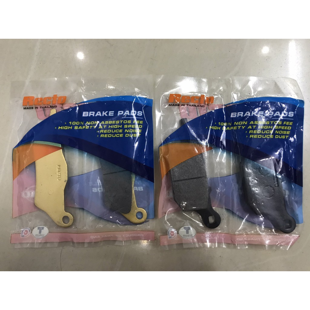 Bộ bố thắng đĩa Recto trươc, sau cho Suzuky Satria, Raider FI
