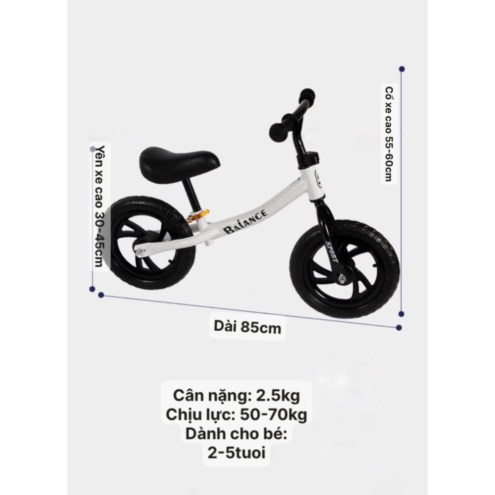 Xe đạp cân bằng,xe chòi chân cho bé, xe thăng bằng 2 bánh, rèn luyện thể thao cho bé.