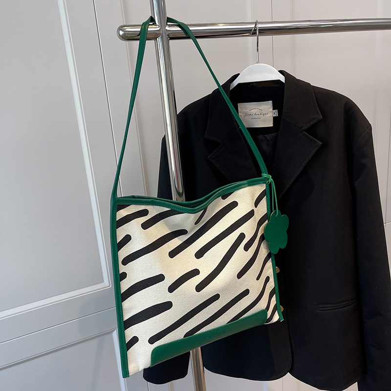 IELGY Túi Đeo Vai Vải canvas Dung Tích Lớn Thời Trang Cho Nữ