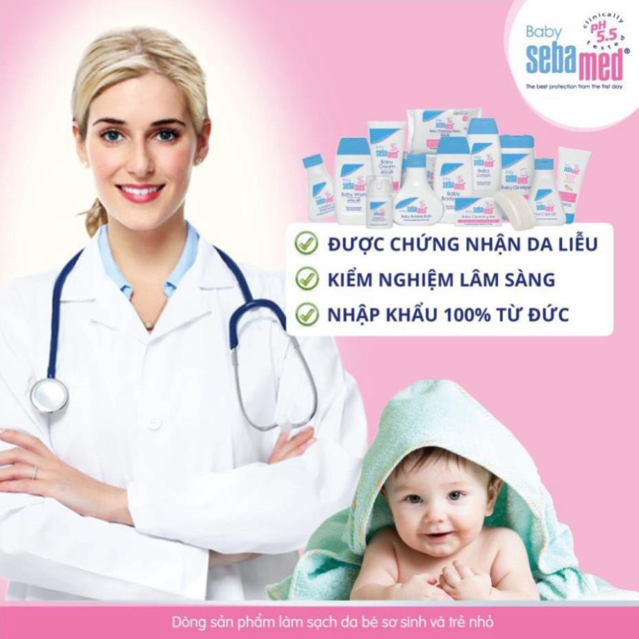 [CHÍNH HÃNG] Sebamed Sữa Tắm Gội Dịu Nhẹ Toàn Thân pH5.5 Baby Gentle Wash 200ml