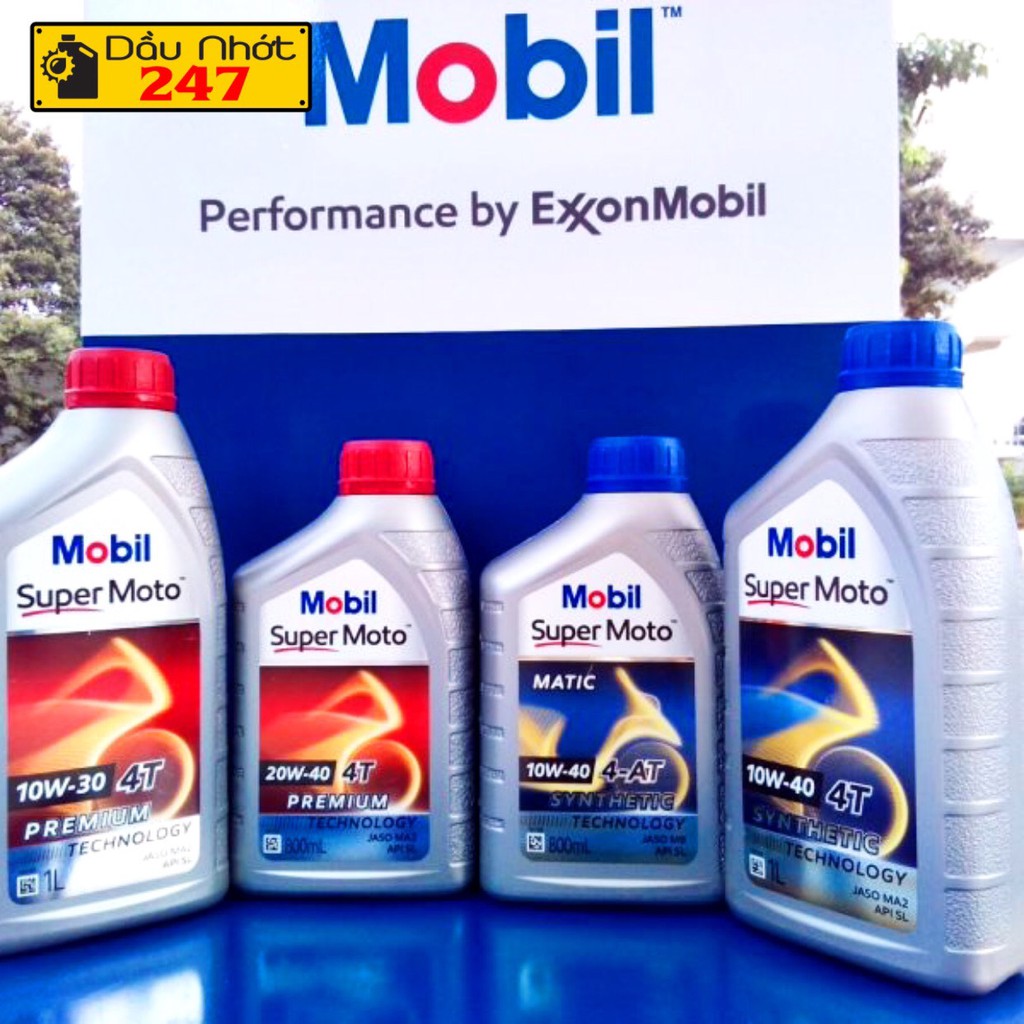 Dầu nhớt Mobil Super Moto 10w40 1L 1L1 1L2 1L3 1L4