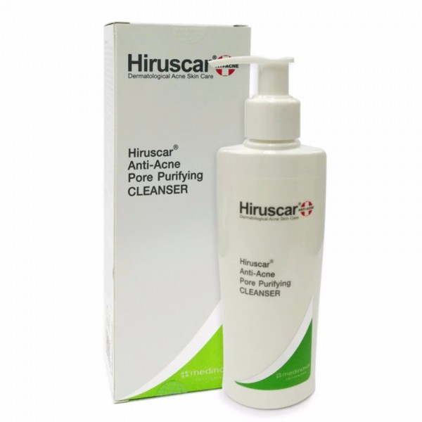 Sữa Rửa Mặt Cho Da Mụn Hiruscar Anti-Acne Cleanser 100ml