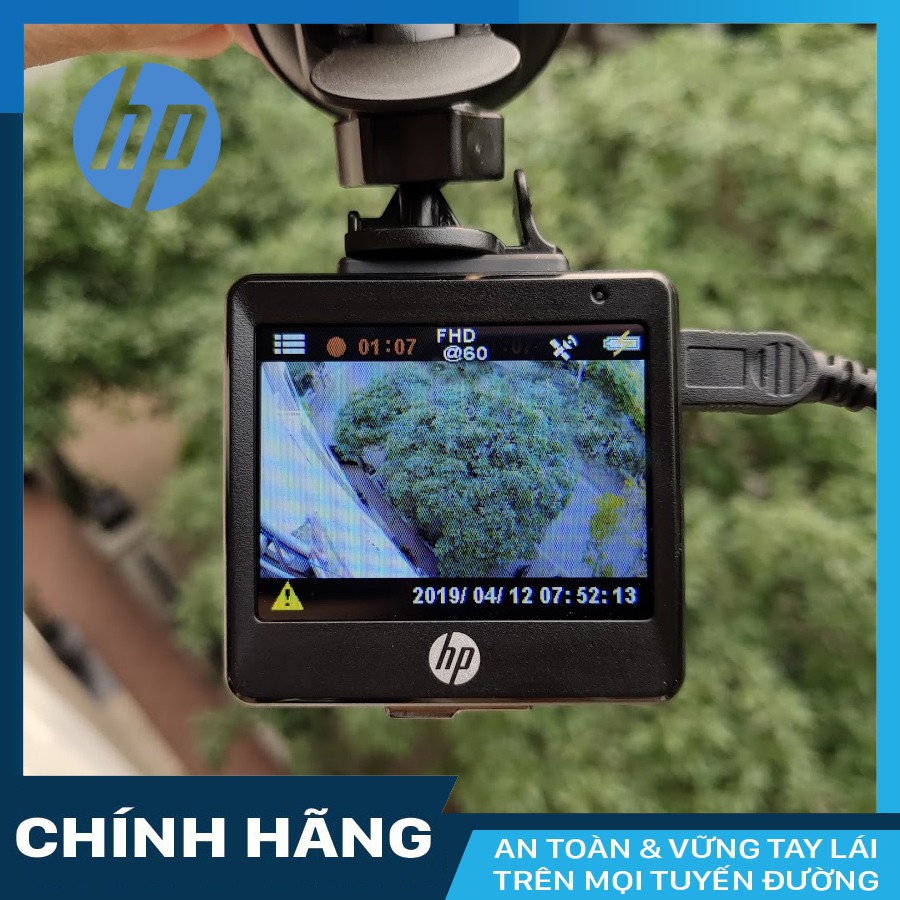 Camera hành trình ô tô HP F550G  GPS + thẻ nhớ 32GB Class 10 | BigBuy360 - bigbuy360.vn