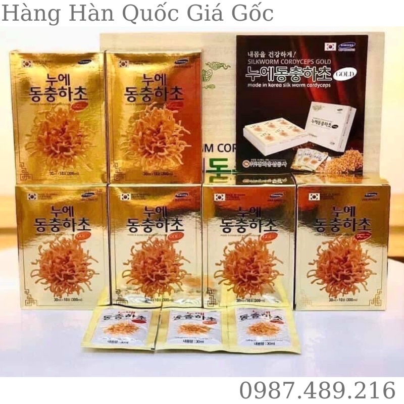 Nước Đông trùng hạ thảo Kanghwa gỗ trắng 60 gói