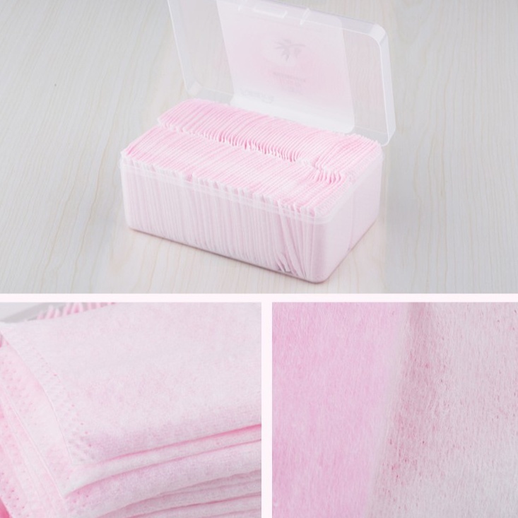 Bông Tẩy Trang 320 Miếng, 3 Chất Liệu Hàng Nội Địa Trung, Bông Mềm Mịn An Toàn Tiện Lợi