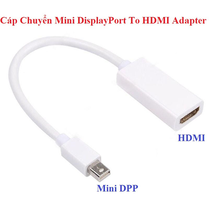 Cáp Chuyển Mini DisplayPort To HDMI Adapter