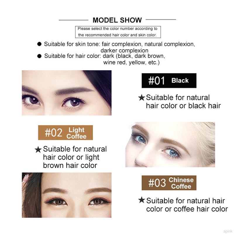 [Hàng mới về] Bút Kẻ Lông Mày Hai Đầu Xoay Tự Động Chống Thấm Nước Lâu Trôi Màu Sắc Dễ Sử Dụng