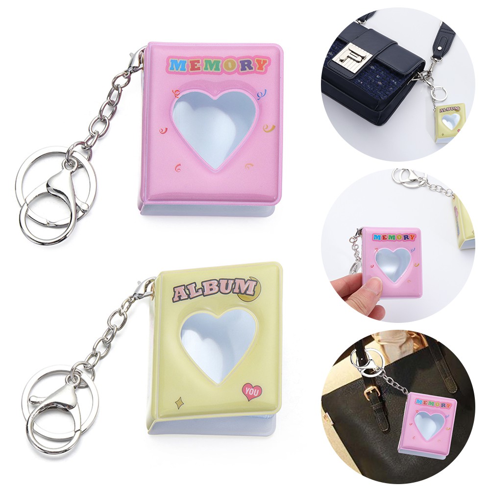 Móc Chìa Khóa Mini 16 Màu Sắc Kích Thước 1 Inch Có Móc Khóa Tiện Dụng