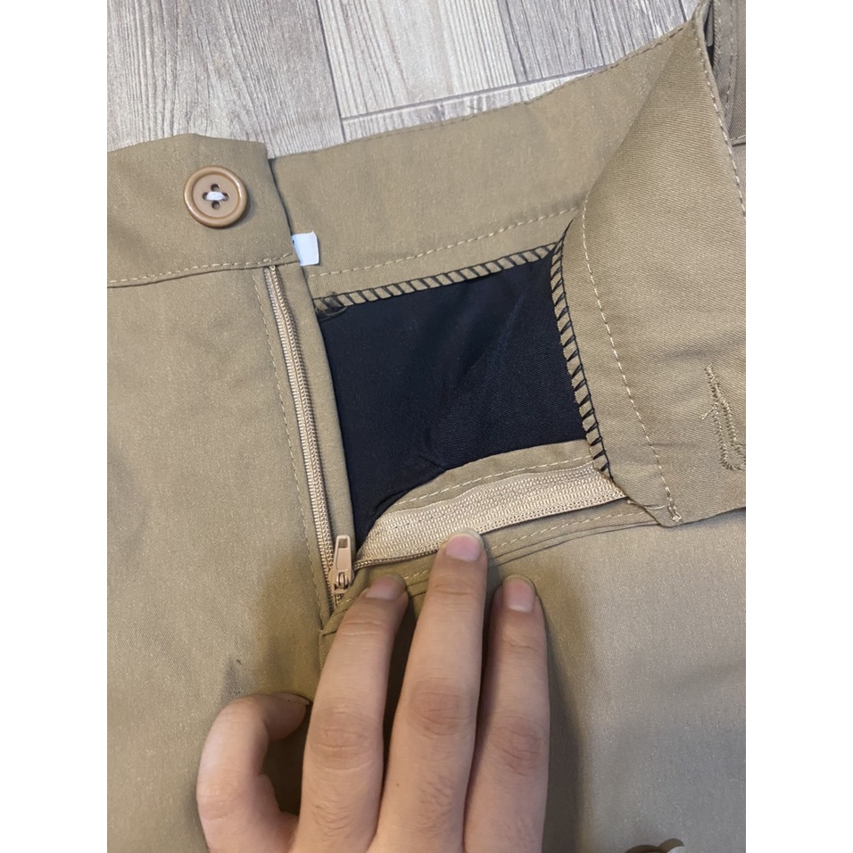 Chân Váy Kaki Giấy Túi Hộp Có Lớp Lót Bên Trong