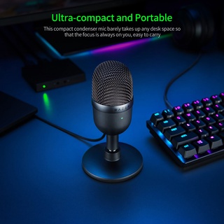 Seiren Mini Micro USB Micro Ultra-compact Condenser Streaming Mic để ghi âm Trò chơi phòng thu trực tiếp