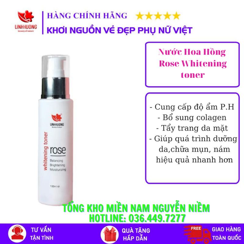 Nước Hoa Hồng Linh Hương ( chính hãng)