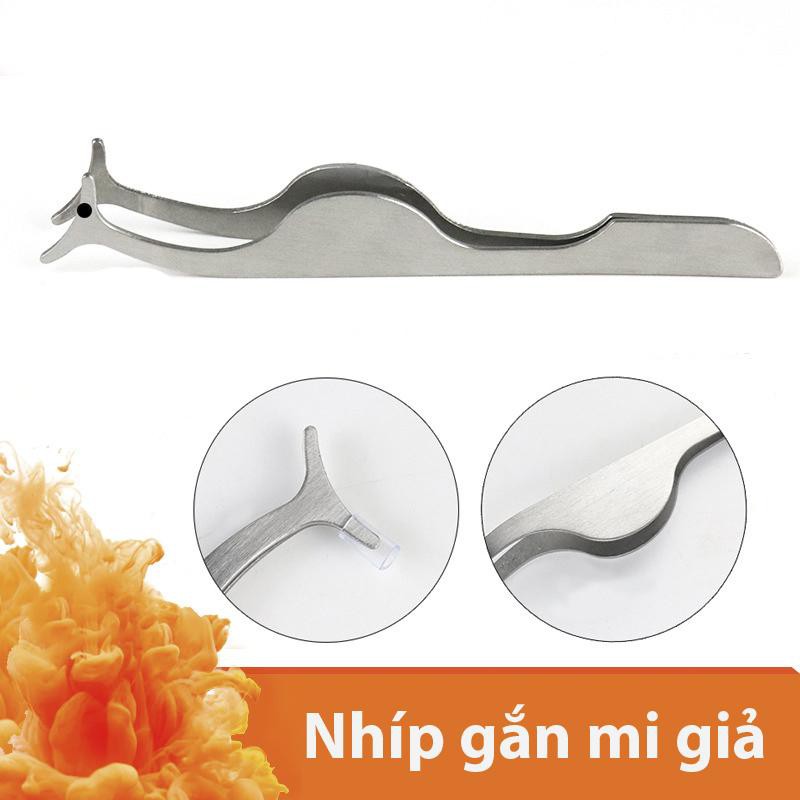 Nhíp Gắn Tháo Lông Mi giả inox không rỉ