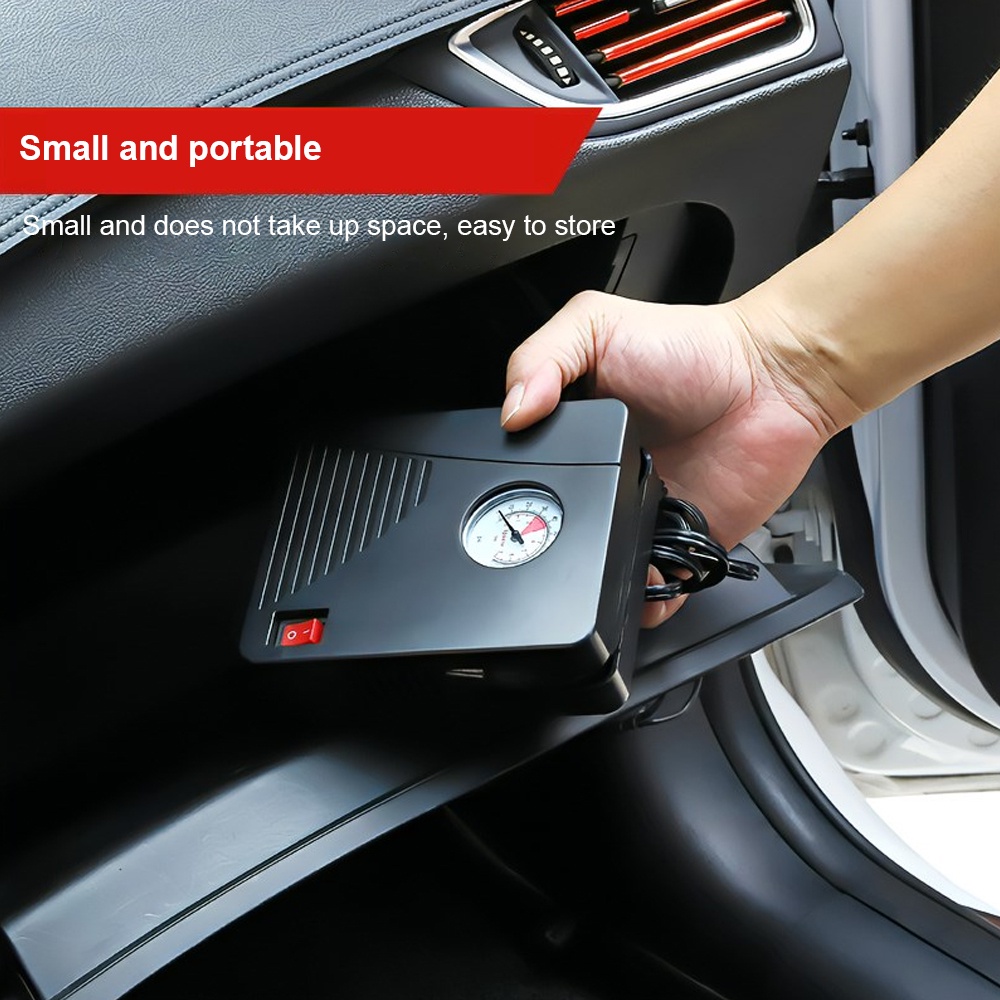 Máy Bơm Lốp Xe Kỹ Thuật Số 12V 100PSI