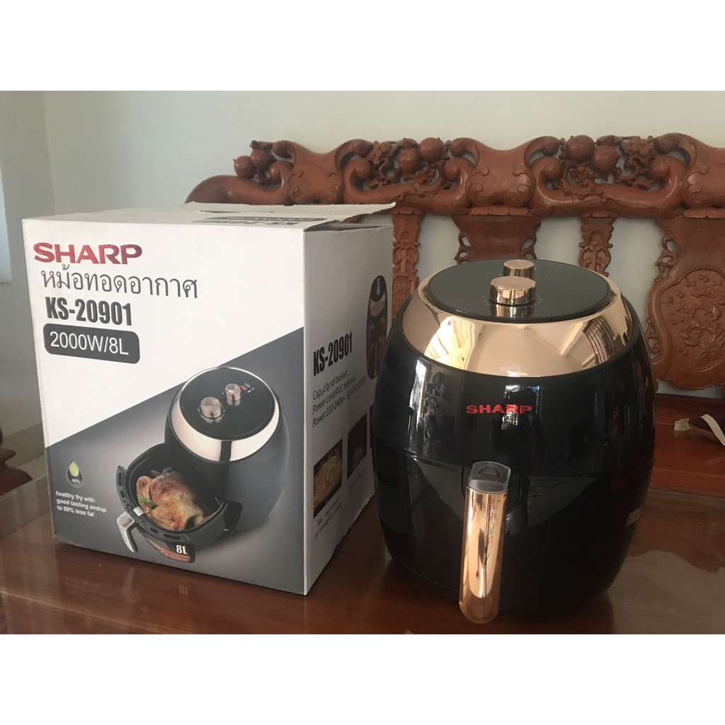 Nồi chiên không dầu 8 lít 8,5l Sharp KS-20901