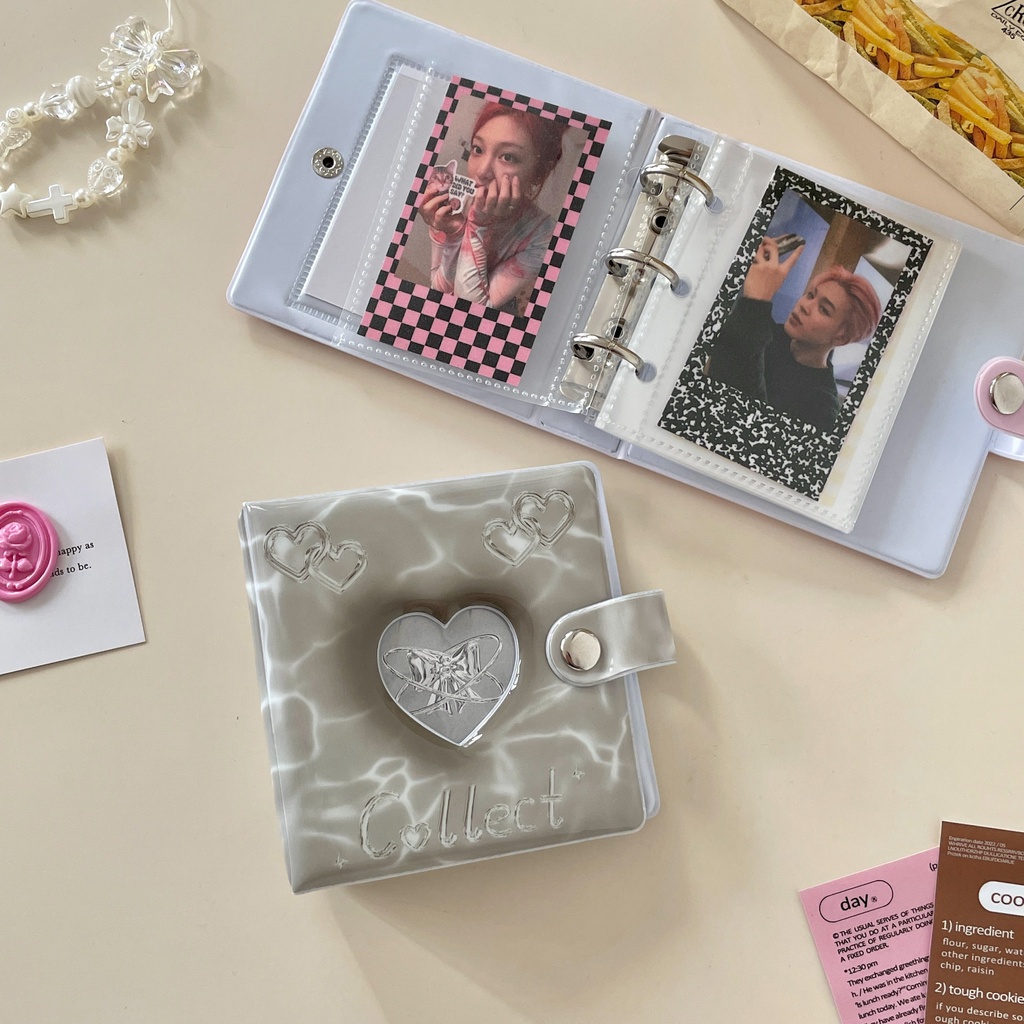 Album Đựng Ảnh 3 Inch Bằng Kim Loại Họa Tiết Ngôi Sao Xinh Xắn