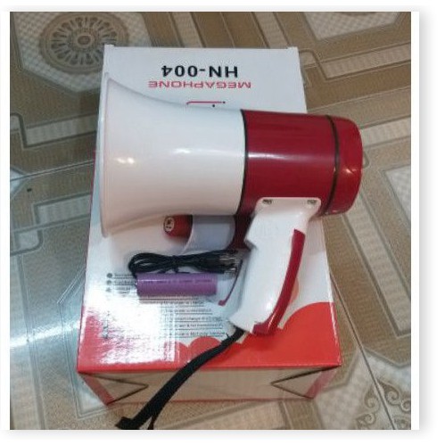 Loa Phóng Thanh Ghi Âm,Phát Lại HN-004,Loa Cầm Tay,Loa Nén Bán Hàng Rong.