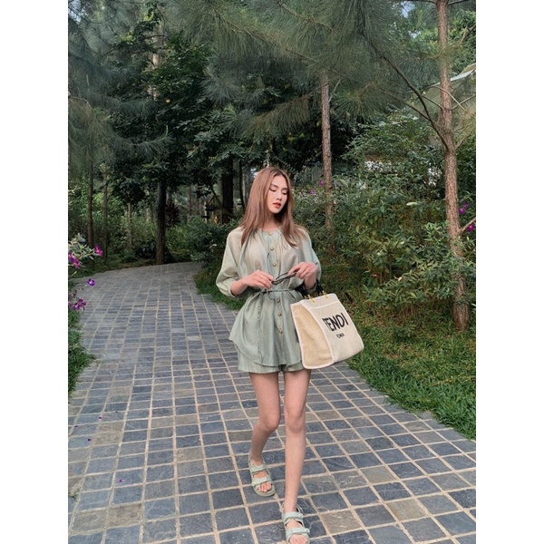 Set tơ cổ tròn tay lỡ