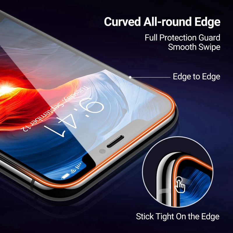 Kính cường lực viền cong 30d bảo vệ màn hình điện thoại iPhone 11 Pro Max 2019 X XR XS MAX 6 6s 7 8Plus