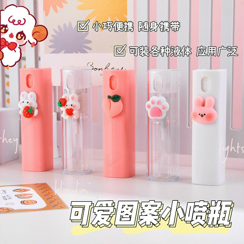 Lọ Chiết Nước Hoa, Dung Dịch, Mỹ Phẩm Vỏ Nhựa Dạng Xịt Siêu Cute (10ml)