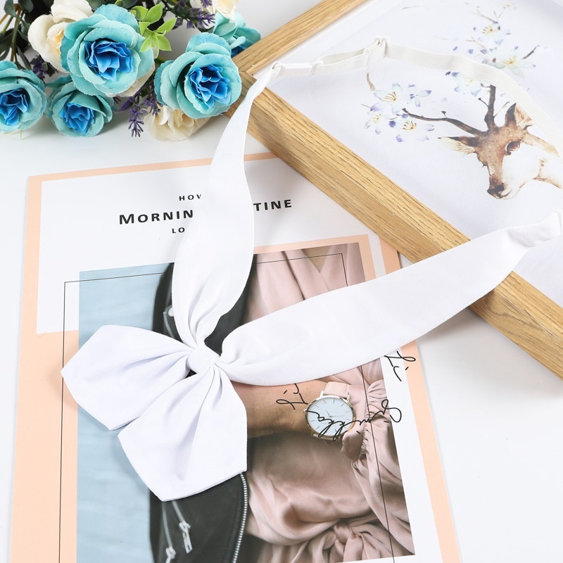 1 nơ đồng phục thủy thủ màu trơn phong cách Nhật Bản cho nữ