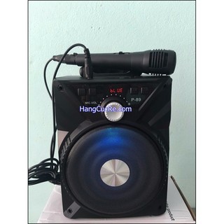 Loa bluetooth karaoke di động tặng kèm micro