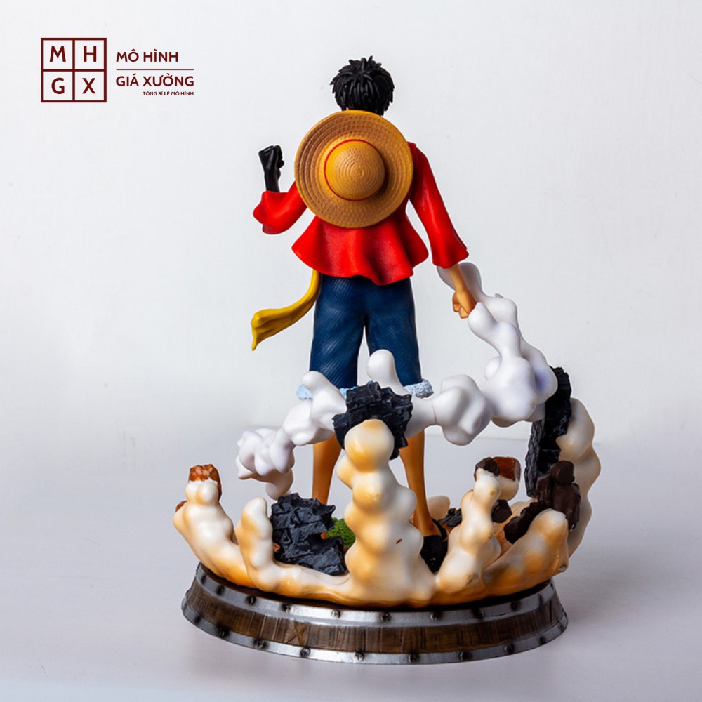 ( Có Led ) Mô hình Luffy mũ rơm One Piece  Cao 36 cm - Figure Tượng Monkey D.Luffy Vua Hải Tặc