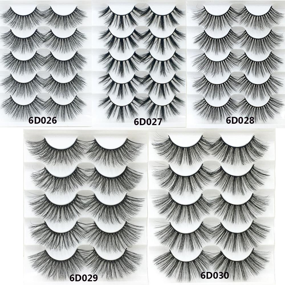 Set 5 Cặp Lông Mi Giả 6D Thời Trang Dành Cho Nữ