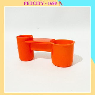 Máng uống nước tự động lắp nút chai cho chim bồ câu, gà số 8  [HÀNG LOẠI 1]