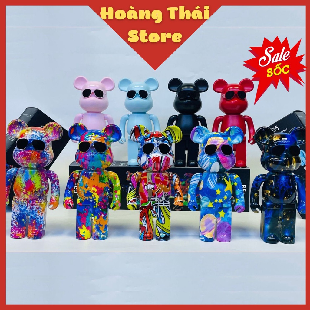Loa Bluetooth Gấu Bearbrick Nghe Nhạc cực hay, Loa bluetooth Gấu Mini B5 Màu Sắc Sang Chảnh Mẫu Mới 2022