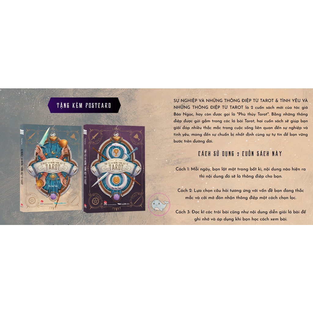 [Mã LIFEMALL995 giảm 10% đơn 99K] Sách - bộ 2 cuốn NHỮNG THÔNG ĐIỆP TỪ TAROT: sự nghiệp/ tình yêu