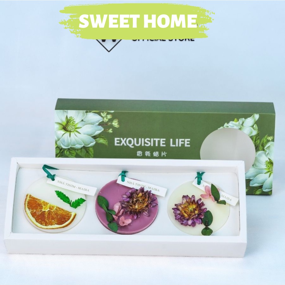 Sáp Thơm Phòng Ngủ Phòng Tắm Phòng Vệ Sinh SWEET HOME Sáp thơm tủ quần áo khử mùi không khí treo tủ quần áo bàn làm việc