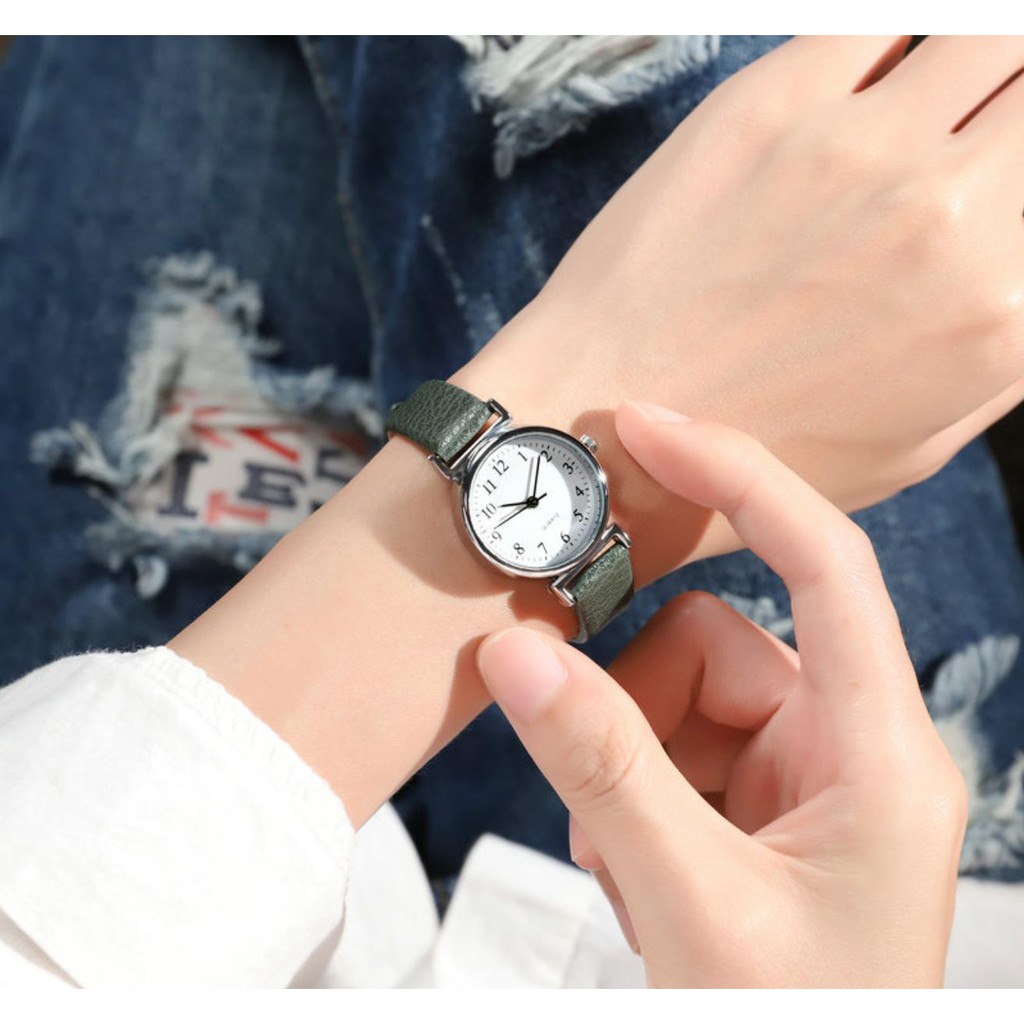 [SIÊU HOT] ĐỒNG HỒ NỮ DÂY DA QUARTZ MẶT TRÒN NHIỀU MÀU MS177 CỰC ĐẸP | BigBuy360 - bigbuy360.vn