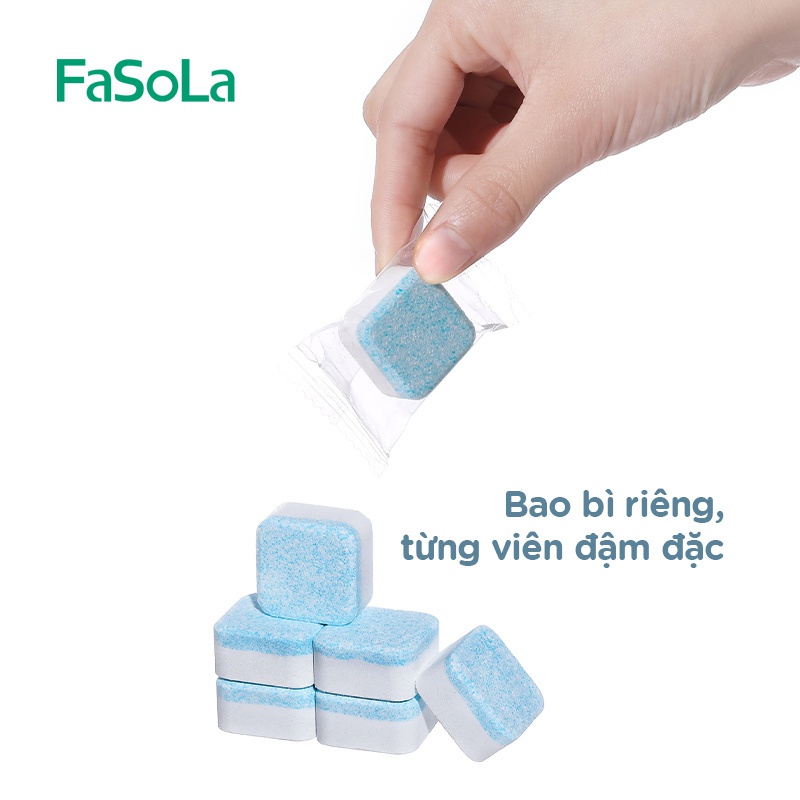 Set 12 viên vệ sinh lồng giặt FaSoLa FSLRY-345