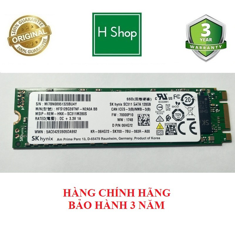 Ổ cứng SSD M2-SATA 256Gb, 128Gb, hàng tháo máy chính hãng bảo hành 36 tháng | BigBuy360 - bigbuy360.vn